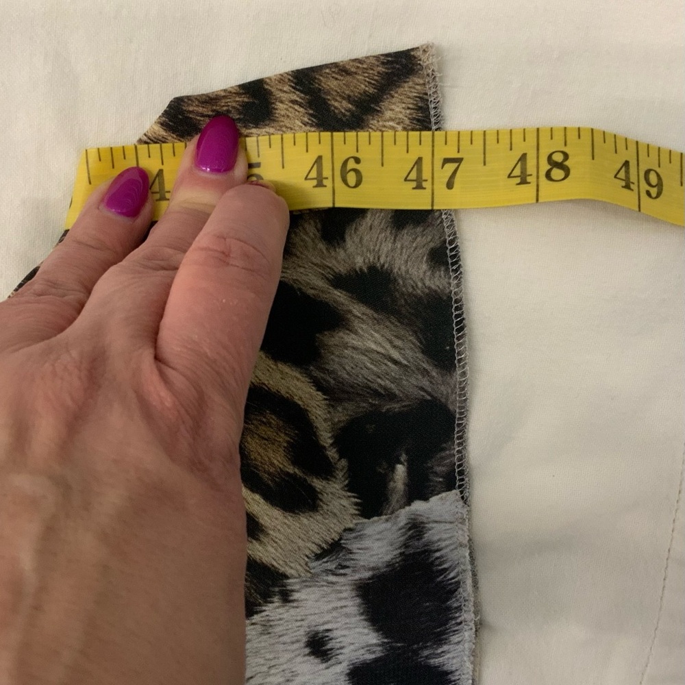 Leopard Print Flare Pants - Women's Animal Print Trousers - Picture 4 of 9